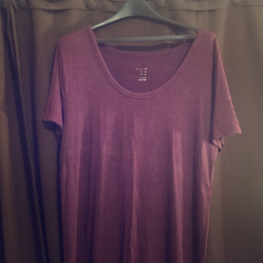 Maroon Short Sleeve Tee